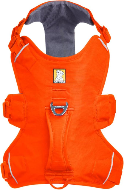 Ruffwear, Web Master, Multi-Use Support Dog Harness, Hiking and Trail Running, Service and Working, Everyday Wear, Blaze Orange, XX-Small