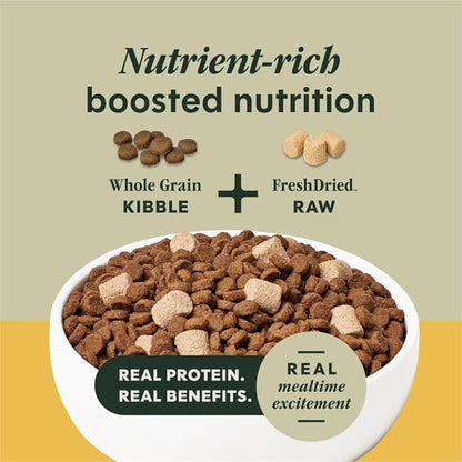 Instinct RawBoost, Natural Dry Dog Food with FreshDried Raw, Whole Grain Recipe - Real Chicken & Brown Rice, 3.5 lb. Bag