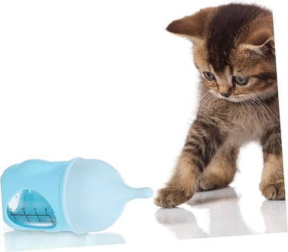 Toddmomy Mini Pet Feeding Bottle for Newborn Puppies Kittens Portable Milk Feeder Visible Scale Kitten Nursing Bottle