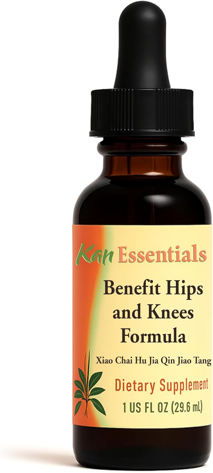 Kan Herb Company Benefit Hips and Knees Formula – Traditional Chinese Herbal Blend for Dogs and Cats to Support Joint Comfort, Mobility, & Digestive Balance, Liquid Herbal Supplement for Pets, 1 fl oz