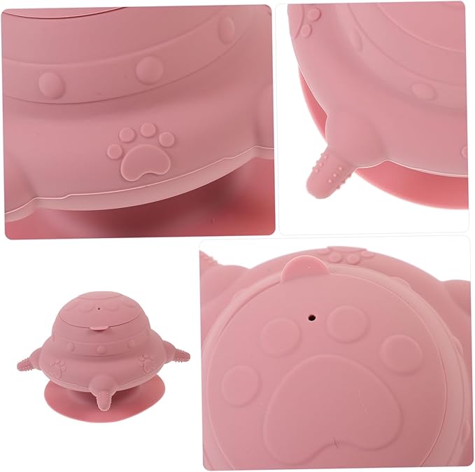 Silicone Puppy Milk Feeder Bowl with Teats for Nursing Puppies and Kittens Slow Feeder Dog Bowl Pet Feeding Station for Puppies and Pets