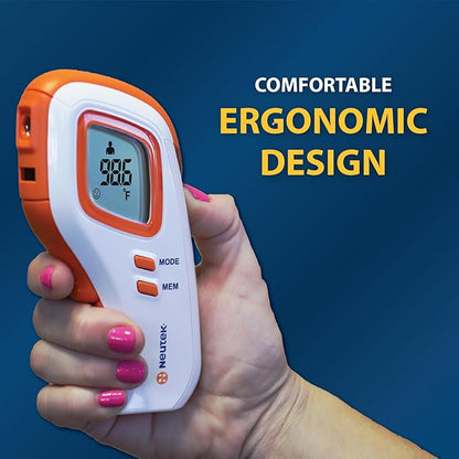 Veridian Healthcare Forehead Touch-Free Infrared Thermometer | Non-Contact | Body & Object Measurements | Instant Results | Fever Indicator