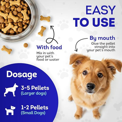 HA4E - Calming Tablets for Stressed and Aggressive Dogs - Reduce Dog Aggression & Promote Relaxation - All-Natural, Homeopathic Remedy - 300 Tablets