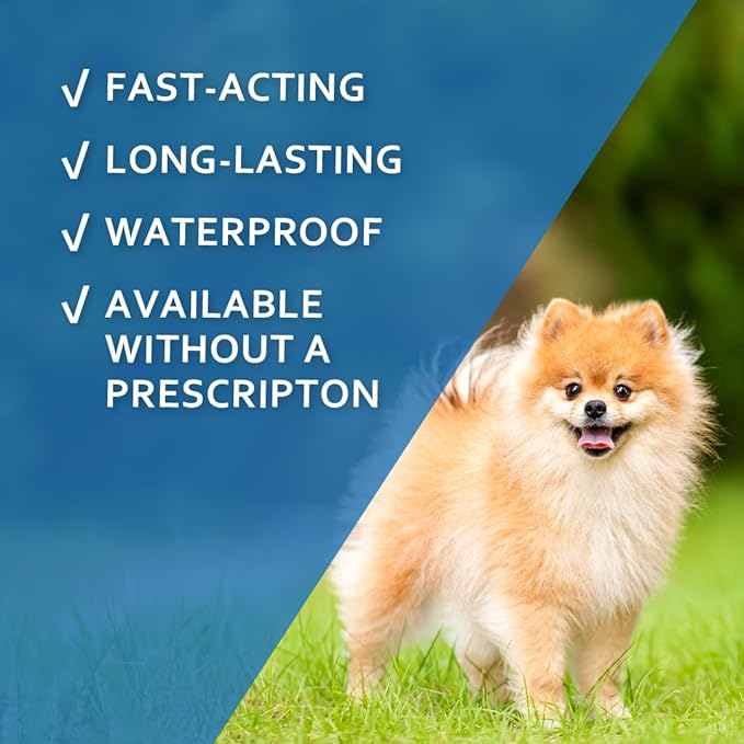 Sentry Fiproguard for Dogs, Flea and Tick Prevention for Dogs (89-132 Pounds), Includes 6 Month Supply of Topical Flea Treatments