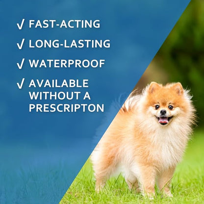 Sentry Fiproguard for Dogs, Flea and Tick Prevention for Dogs (89-132 Pounds), Includes 3 Month Supply of Topical Flea Treatments
