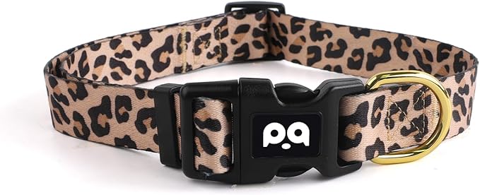 QQPETS Adjustable Soft Dog Collar: Print Flower Pink Multicolor Cute Patterns for XS Small Medium Large Pet Girl Boy Puppy Walking Running Training