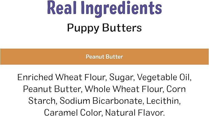 Three Dog Bakery Peanut Butter Lovers Dog Treats, Crunchy Sandwich Cookies for Dogs with Creamy Peanut Butter Filling, 28.8 oz