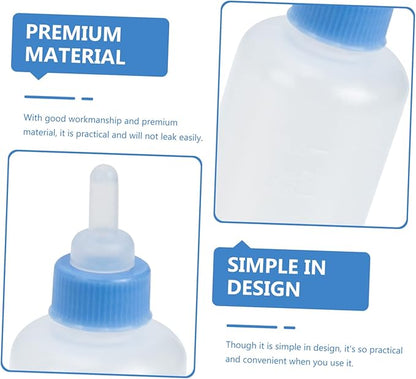 Totority 3pcs Pet Feeding Bottles Cat Milk Bottle Kitten Nipple Milk Feeder for Newborn Animals