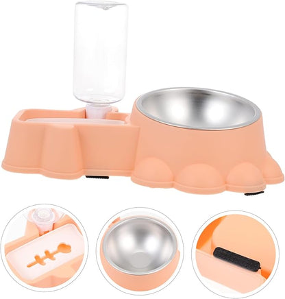 Milisten Multifunctional Pet Feeding Bowl Dog Food Dispenser Water Container Simple Design for Home Use for Feeding and Hydration Needs Easy to and Safe for Pets