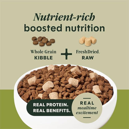 Instinct RawBoost, Natural Dry Dog Food with FreshDried Raw, Whole Grain Recipe - Real Lamb & Oatmeal, 3.5 lb. Bag