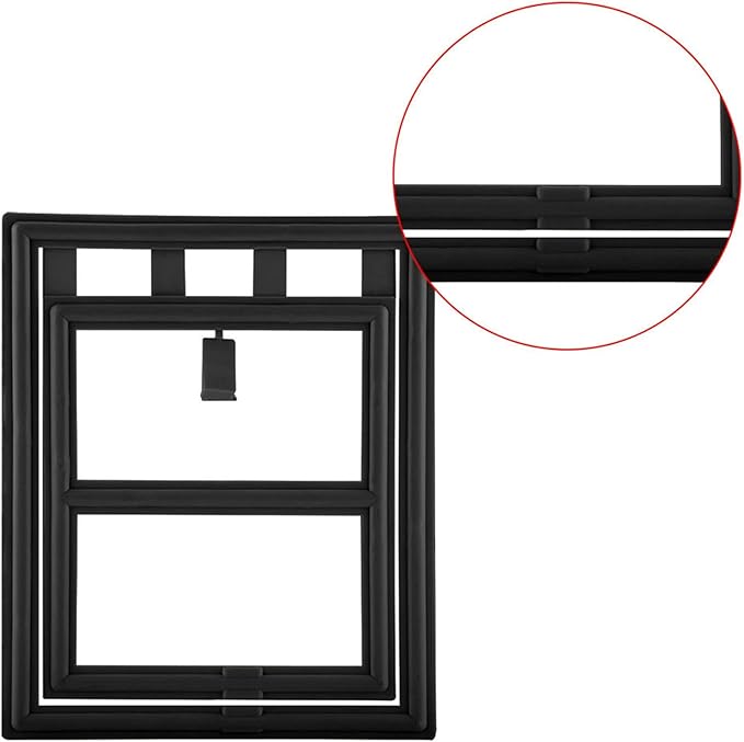 Pet Door, Sturdy Doggie Pet Door, Doggy Doggie Door, Screen Window Gate, Interior and Exterior Doors for Pet Lovers (L Day Style)