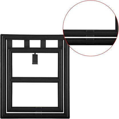 Pet Door, Sturdy Doggie Pet Door, Doggy Doggie Door, Screen Window Gate, Interior and Exterior Doors for Pet Lovers (L Day Style)