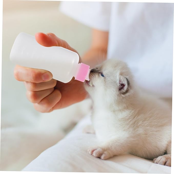 Pet Nursing Bottle for Puppy Kitten Small Pet Feeding Milk Replacer Silicone Bottle Kit