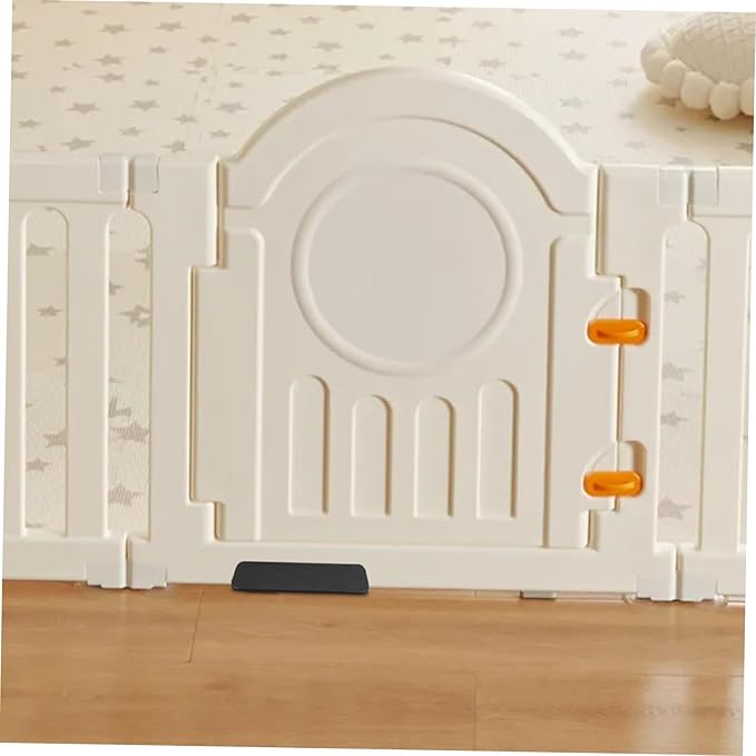 UPKOCH Pet Gate Kick Plate Kick Safety Door Guardrail for Indoor Use Easy Installation Versatile Barrier for Dogs and Cats Black