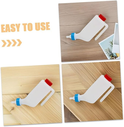 Toyvian Lamb and Pig Milk Feeding Bottle Efficient Hanging Design for Small Animals Livestock Care Easy Attachment to Pens for Quick Feeding of Piglets and Lambs