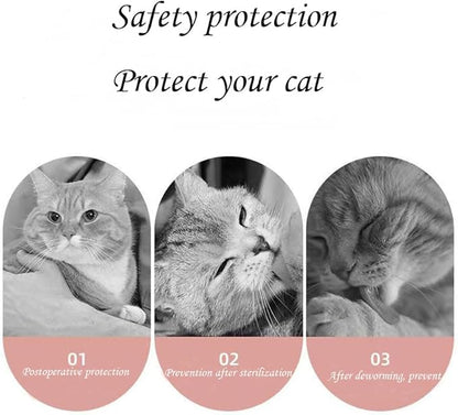 Cat Recovery Suit Female Kitten Onesie for Cats After Surgery Female Spay Surgical Abdominal Wound Skin Diseases Cone Collar Soft Alternative Wear (Alpaca, S)