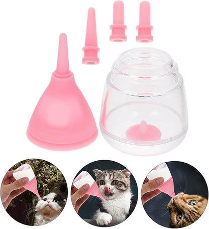 Yardwe Pet Feeding Bottles for Kitten Nursing Puppy Milk Feeder Small Pet Supply Lightweight and Portable Cat Feeding Bottle