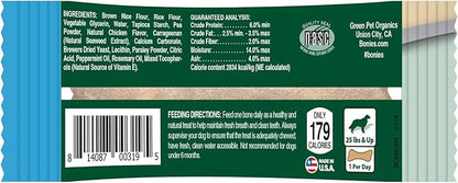 Bonies Natural Breath and Dental Formula Large-Sized Single Bone - All-Natural Ingredients, Fresh Breath, Cleans Teeth, Low Calories, Chicken Flavor, [Large Dog], 1 Bone
