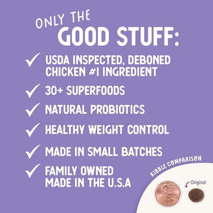 Health Extension Lite Chicken & Brown Rice Dry Dog Food, Low Fat Formula Supports Healthy Weight, with Probiotics & Superfoods for Digestion & Coat Health (4 lb)