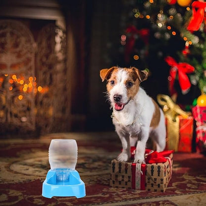 POPETPOP Automatic Pet Feeder, Plastic, Suitable for Cats and Dogs, Multiple Pets