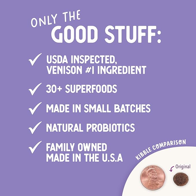 Health Extension Grain Free Venison & Sweet Potato Dry Dog Food - 30+ Superfoods and Probiotics for All Life Stages (10 lb)