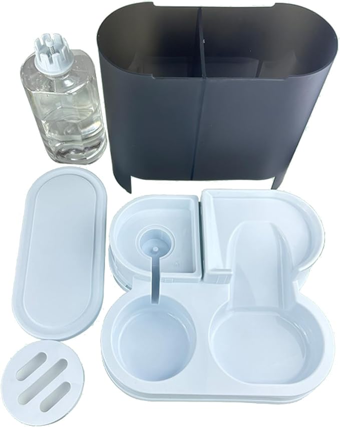 Large Capacity Pet Feeders Feeding Bowl Dog Food Bowl Small Dog Food Container Pet Feeders
