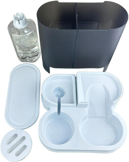 Large Capacity Pet Feeders Feeding Bowl Dog Food Bowl Small Dog Food Container Pet Feeders