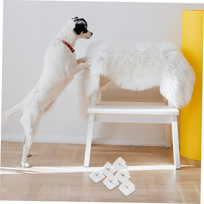 BESPORTBLE 6pcs Dog Pee Pad Holder Transparent Adhesive Wall Tray for Indoor Potty System Strong Adhesion Dog Training Pad Clip Reduces Accidents Supports Housebreaking