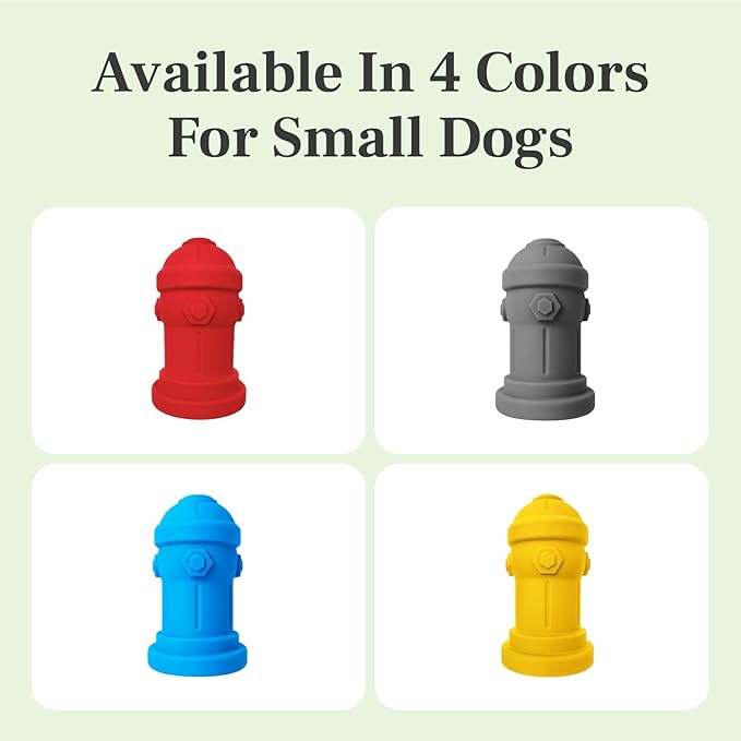 Small Dog Fire Hydrant 4x7 Silicone Soft Potty Training Aid for Small Breeds Under 10lbs Toy Breeds Indoor Outdoor Training Blue