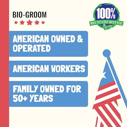 Bio-Groom Flea & Tick Dog Concentrate - Flea and Tick Prevention for Dogs, Cat Flea Treatment, Cruelty-Free, Made in USA, Natural Repellent, Pyrethrin Insecticide - 8 fl oz 1-Pack