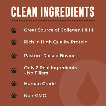 Bone Broth for Dogs and Cats with Beef Liver – Human Grade Grass Fed Beef Bone Broth Powder for Pets – Dog Food Toppers for Picky Eaters - Supports Joints & Gut Health – Freeze Dried Liver - 8oz