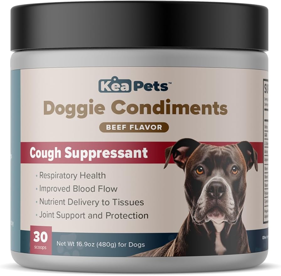 Cough Suppressant for Dogs - Natural Dog Respiratory Support During Kennel Cough Respiratory Health, and Optimal Dog Breathing