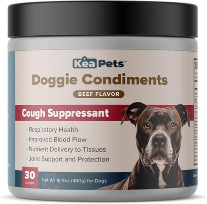Cough Suppressant for Dogs - Natural Dog Respiratory Support During Kennel Cough Respiratory Health, and Optimal Dog Breathing