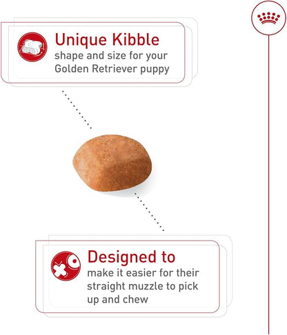 Royal Canin Breed Health Nutrition Golden Retriever Puppy Dry Dog Food, 30 lb Bag