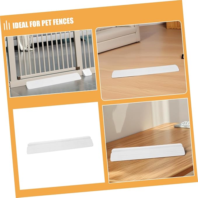 Anti-Kick Pedal Safety Gate Guardrail Accessory for Baby and Pet Gates Indoor Non-Slip Door Fixator 17.91X5.11X1.18In