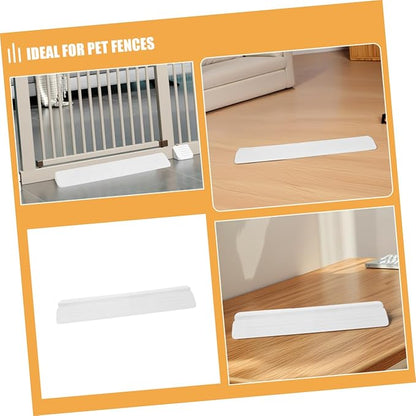Anti-Kick Pedal Safety Gate Guardrail Accessory for Baby and Pet Gates Indoor Non-Slip Door Fixator 17.91X5.11X1.18In