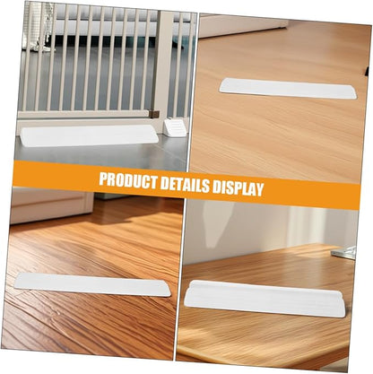 BESPORTBLE 2pcs Fence Skirt Board Doorway Ramp Safety Fixator for Stair Gate Pet Barrier Easy to Install Slip