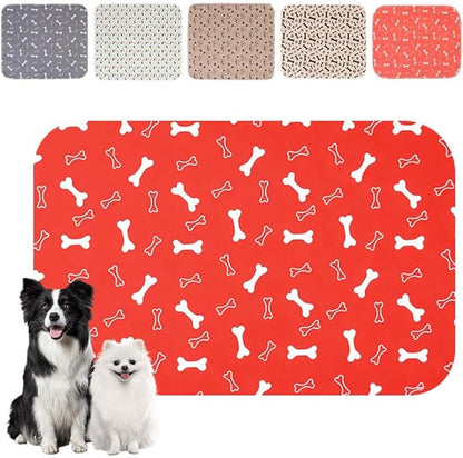 Puppy Pads for Dogs, 2026 New Washable Puppy Pads with Pheromones, Pee Pads for Dogs & Cats, Durable Leak-Proof & Anti-Slip Pet Training Pads for Home & Travel, Reusable (Red, 11.8" x 11.8")