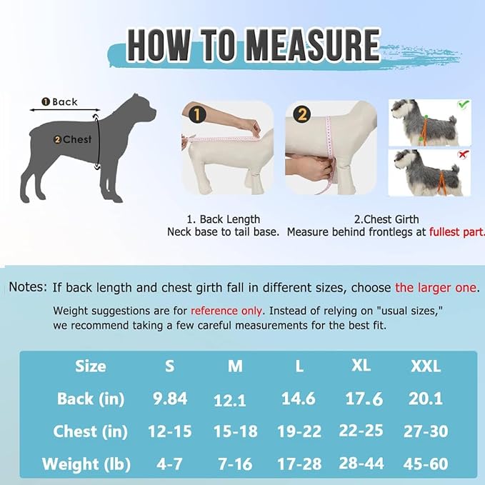 SlowTon Dog Surgery Recovery Suit - Soft Recovery Suit for Dogs Female Male, Dog Onesie for Surgery Female After Spay Prevent Licking, Neuter Suit for Male Dogs Surgical Recovery (Grey,L)
