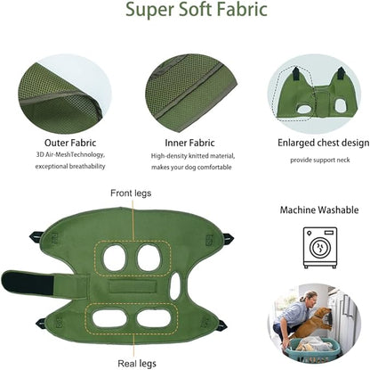 Mklhgty Dog Grooming Hammock for Trimming Nails and Ear/Eye Care, Sling for Grooming with Nail Clipperse