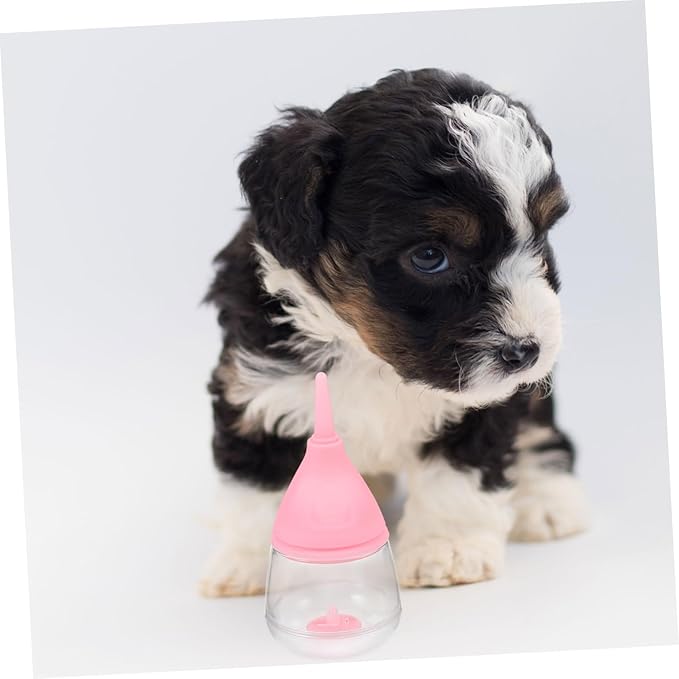 Happyyami Silicone Puppy Feeder Bottle Kitten Milk Feeder Cat Nursing Bottle Easy Cleaning Design