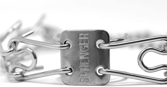 Herm Sprenger Stainless Steel Prong Dog Training Collar Ultra-Plus Pet Pinch Collar No-Pull Collar for Dogs Anti Pull Training Collar Made in Germany 2.25mm x 16in Small