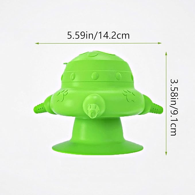 Puppy Nipple Feeder, Kitten Nursing Milk Bowl, Bubble Silicone Milk Feeder, Dog Nurser Bottle with Base, Pacifiers Feeding Station for Multiple Puppies Kittens Rabbits (Green)