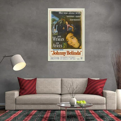 Black Empire Johnny Belinda Movie Jane Wyman Lew Ayres Charles Bickford Agnes Room Decor Wall Art Print 18x24 Poster