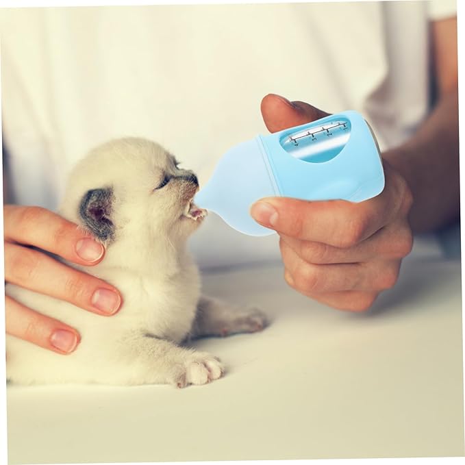 Toddmomy Pet Nursing Bottle Kitten Puppy Feeder Feeding Scale Milk Feeder for Newborn Pets Animals