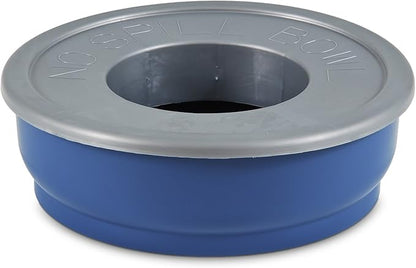 Petmate No Spill Bowl,Blue