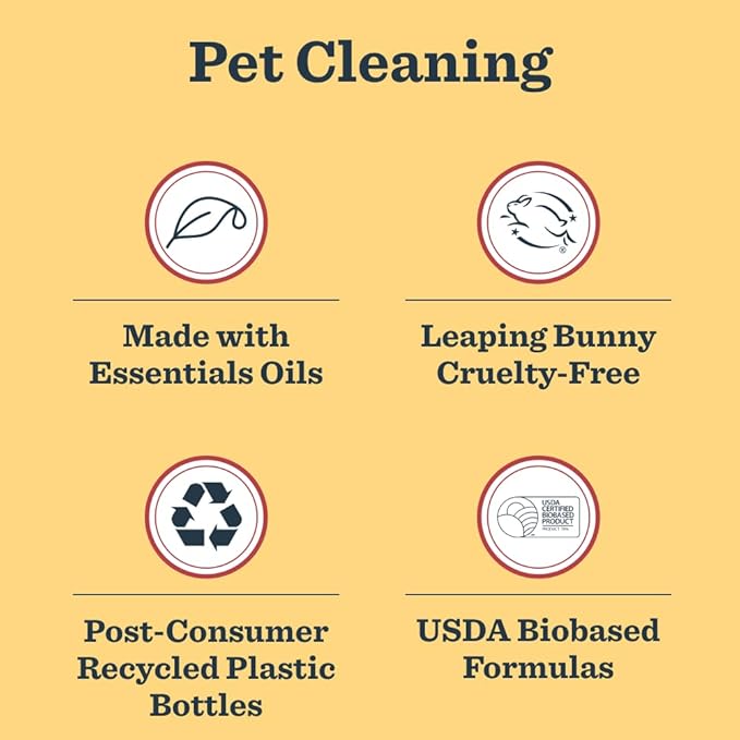 Mrs. MEYER'S CLEAN DAY Pet Stain & Odor Fighter,Orange Blossom Scent,16oz,(Pack of 2)