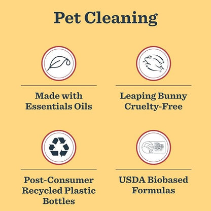 Mrs. MEYER'S CLEAN DAY Pet Stain & Odor Fighter,Orange Blossom Scent,16oz,(Pack of 2)