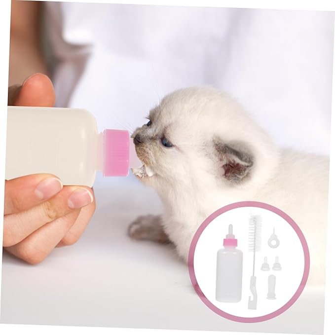 Yardwe Small Cat Milk Bottle Pet Feeder Bottle Reusable Nursing Pet Nursing Feeder