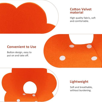 Pet Cone Collar, 3 PCS Cute Sunflower Shape Surgery Recovery Elizabethan Collars Adjustable Cone After Surgery Neck Collar for Cats and Dogs, Yellow and Pink and Orange